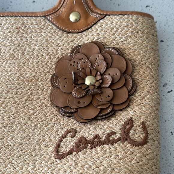 Coach Tan and Brown Tote Bag with Leather Accents - Picture 10 of 12